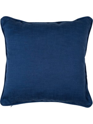 Vanelli Home Marine Lacivert Kordonlu 50x50 cm Kare Kırlent Kılıfı
