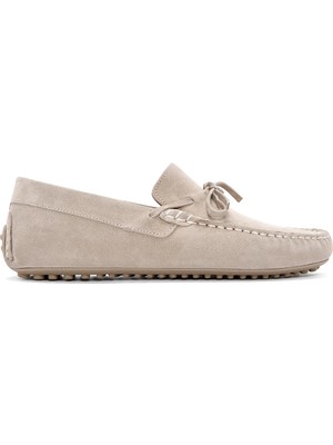 Derimod Erkek Bej Süet Deri Casual Loafer 24SFD630010