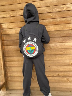 Uslu Kids Çocuk Fenerbahçe Taraftar Eşofman Takımı Çantalı