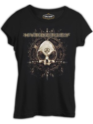 Lord T-Shirt Hypocrisy - Skull Siyah Kadın Tshirt