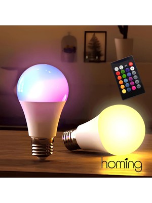 Homing Rgb Multicolor Kumandalı LED Ampul 241296