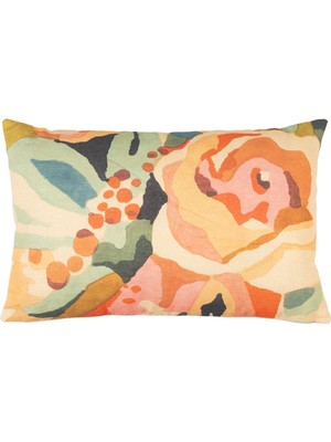 Baskı 35x55 cm Kırlent Kılıfı Renkli