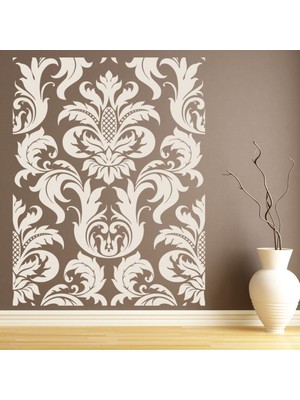 Jeronkarji Vintage Desen Şam Dekoratif Duvar Sticker Çıkartma Ofis Oturma Odası