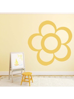 Jeronkarji Papatya Çiçek Çiçek Kreş Dekoratif Duvar Sticker Çıkartma Ofis Oturma Odası