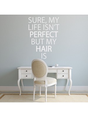 Jeronkarji Mükemmel Saç Kuaför Yazılı Dekoratif Duvar Sticker Çıkartma Mutfak Ofis Yatak Odası