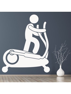 Jeronkarji Spor Salonu Çapraz Eğitmen Dekoratif Duvar Sticker Çıkartma Spor Salonu Çocuk Odası