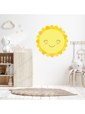 Jeronkarji Les Petits Buttons'dan Sunshine Dekoratif Duvar Sticker Çıkartması Bebek Çocuk Odası