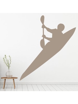 Jeronkarji Kayık ve Kürekçi Su Sporları Dekoratif Duvar Sticker Çıkartma Spor Salonu Çocuk Odası