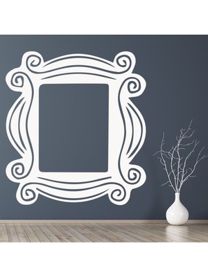 Jeronkarji Fotoğraf Çerçevesi Arkadaşlar Tasarım Dekoratif Duvar Sticker Çıkartması Oturma Odası Salon