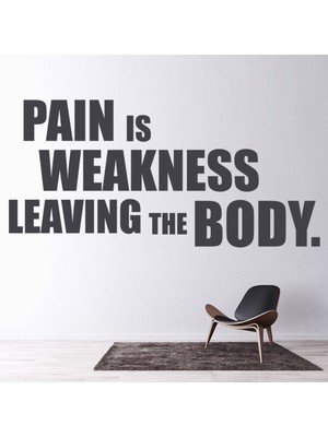 Jeronkarji Ağrı Zayıflıktır Fitness Spor Salonu Dekoratif Duvar Sticker Çıkartma Spor Salonu Çocuk Odası