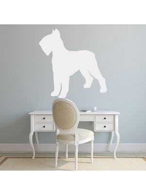 Jeronkarji Schnauzer Köpek Köpek Evcil Hayvan Dekoratif Duvar Sticker Çıkartma Yatak Çocuk Odası