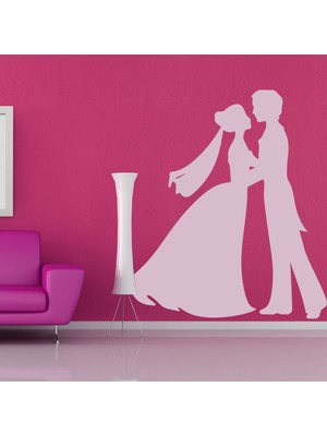 Jeronkarji Prens ve Prenses Masal Dekoratif Duvar Sticker Çıkartma Bebek Çocuk Odası