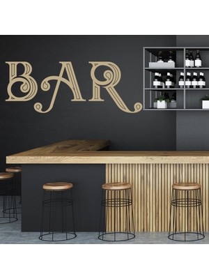 Jeronkarji Bar Mutfak Dekoratif Duvar Sticker Çıkartma Ofis Oturma Odası