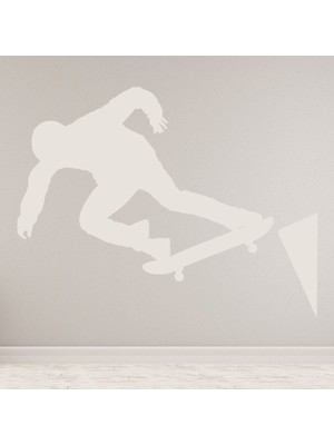 Jeronkarji Kaykay Atlama Ekstrem Spor Dekoratif Duvar Sticker Çıkartma Spor Salonu Çocuk Odası