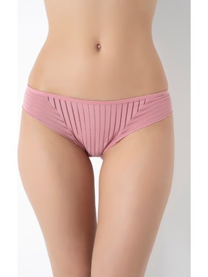 G-BOX Günlük Rahat Kullanım Çizgili Kumaş Slip 935