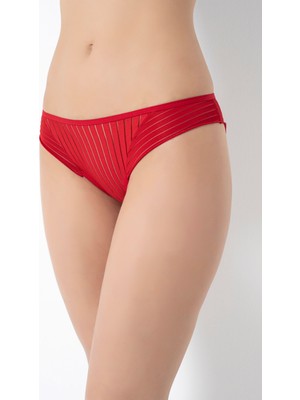 G-BOX Günlük Rahat Kullanım Çizgili Kumaş Slip 935