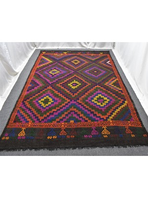 Zehra Abla Halı Yeni El Dokuması 7.5m2 Yekpare Karapınar Yörük Yün Cecim Kilim 4974