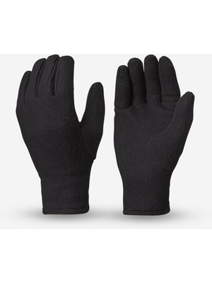 Çocuk Polar Outdoor Eldiven - 4-14 Yaş - Siyah - SH100 Beden: 12-14 Yaş
