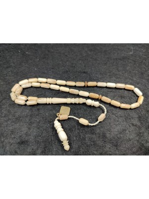 İskeçe Tesbih Iskeçeli Cemil Usta Eseri Nadir Tür Ren Geyiği Boynuzu 10.10 Gr. Sertifikalı 4915