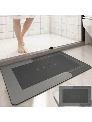 Arnee Sihirli Su Emici Banyo Paspası Kaymaz Tabanlı Abdest Paspası 3 mm 40X60 cm