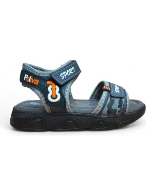 Cihan Shoes Erkek Çocuk Cırtlı Hafif Rahat Taban Sandalet