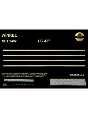 Winkel LCD LED-2492 4 ÇUBUK-ELED-42LE5300-42LE7510-42LE5510-42LE5500-42LE5310-42L-ELED409-WİNKEL