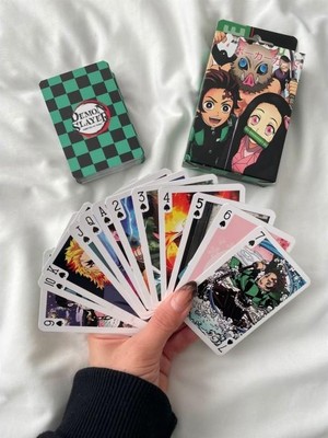 Attach Anime Demon Slayer Iskambil Poker Kartı