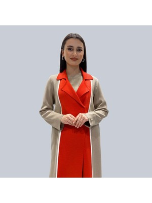 Mydonose Butik Dalida-Iki Renkli Erkek Yaka Hırka