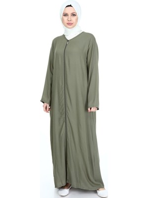 Likapa Fermuarlı Viskon Namaz Elbisesi