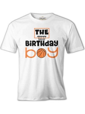 Lord T-Shirt Basketbol - Doğum Günü Çocuğu Beyaz Erkek Tshirt