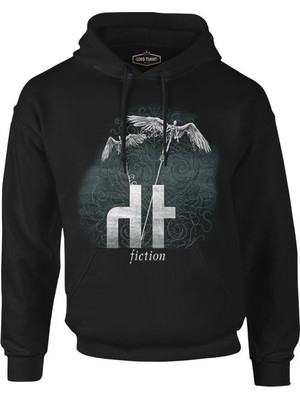 Lord T-Shirt Dark Tranquility - Fiction Blue Siyah Erkek Fermuarsız Kapşonlu