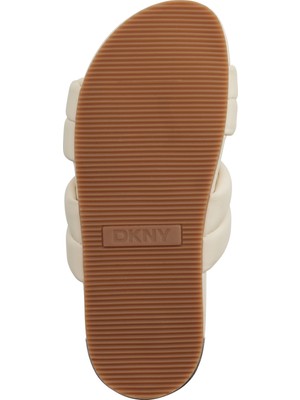 Dkny Kemik Kadın Terlik Inah - Double Band Slıde