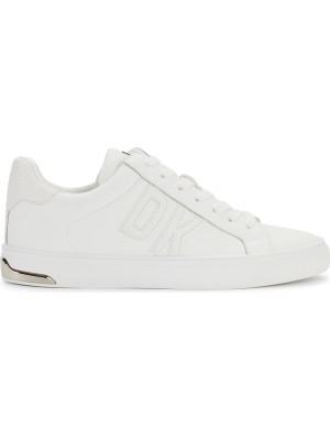 Dkny Beyaz Kadın Sneaker Abenı Rhınestone Logo - Lace Up