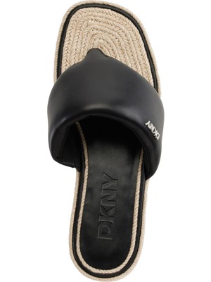 Dkny Siyah Kadın Terlik Fıfı - Platform Thong Sandal