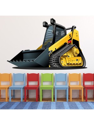 Jeronkarji Sarı Kazıcı Çocuklar Dekoratif Duvar Sticker Çıkartma Bebek Çocuk Odası