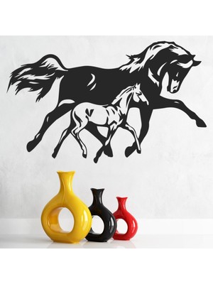 Jeronkarji Tay At Çiftlik Hayvanları Dekoratif Duvar Sticker Çıkartma Bebek Çocuk Odası
