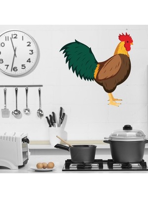 Jeronkarji Horoz Çiftlik Hayvanı Dekoratif Duvar Sticker Çıkartma Bebek Çocuk Odası