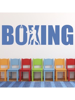 Jeronkarji Boks Ekstrem Sporlar Dekoratif Duvar Sticker Çıkartma Spor Salonu Çocuk Odası