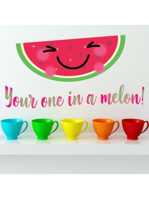 Jeronkarji Kavundaki Tekiniz! Eğlenceli Yazılı Dekoratif Duvar Sticker Çıkartma Ofis Oturma Odası
