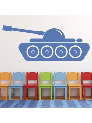 Jeronkarji Oyuncak Tank Ordusu Dekoratif Duvar Sticker Çıkartma Bebek Çocuk Odası