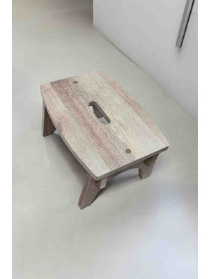 Akçe Home MDF Yükseltici Tabure Hafif ve Taşınabilir Çocuk Dostu Tasarım Renkli