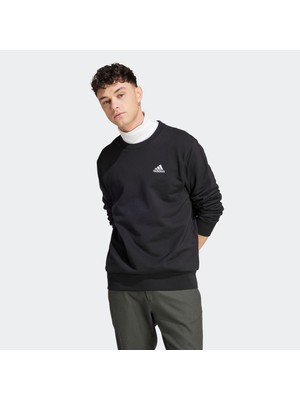 adidas Small Logo French Terry Erkek Sweatshirt IC9329