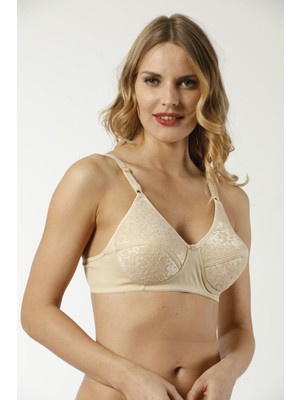 Ten Penye Süngerli Sütyen B Cup Uyumlu Toparlayıcı Dantelli Sütyen