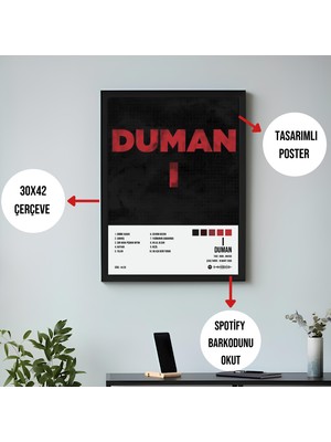 Orendart Duman -1- Albüm / Tasarımlı Poster Tablo