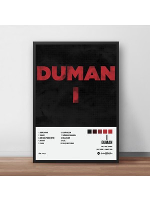 Orendart Duman -1- Albüm / Tasarımlı Poster Tablo