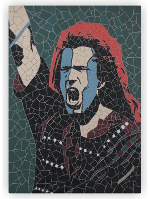 Zinbooz Braveheart William Wallace Ahşap Poster 20X29 cm