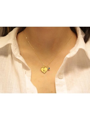 Güler Kuyumculuk 14 Ayar Altın L Harfli Aynalı Zincir