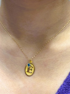 Güler Kuyumculuk Altın Nostaljik E Harfli Aynalı Zincir