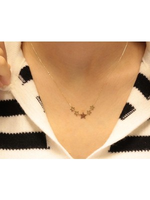 Güler Kuyumculuk 14 Ayar Altın Yıldız  Figürlü Hayalet Kolye