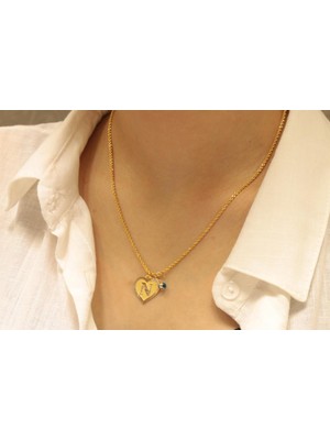 Güler Kuyumculuk 14 Ayar Altın N Harfli Halat Zincir